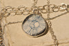 Eloise Rose Handmade Recycled Silver & Porcelain Pendant Necklace  • Sun